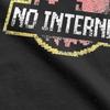 Funny No Internet Park T-Shirts for Men Round Collar 100% Cotton T Shirts Short Sleeve Tee Shirt Summer Clothes