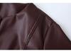 2024 Autumn Women's European & American Style Versatile Short Leather Jacket