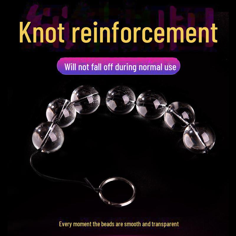 Unisex Chrysanthemum Crystal Glass Anal Plug – Couples' Adult Toy