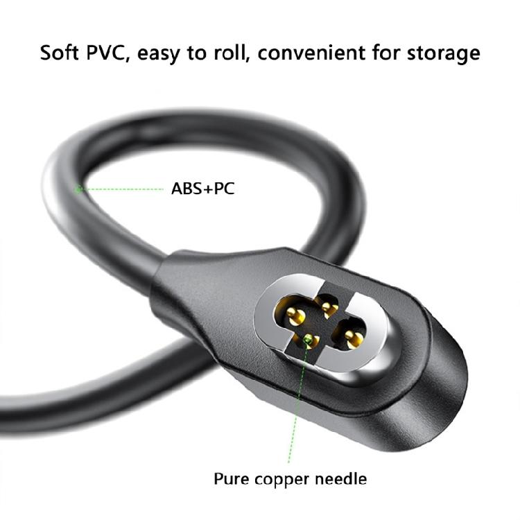 Efficient USB Charging Cord Cable with Magnetic Attachment for OpenSwim S710 Headphones Intelligent Wearable Accessories