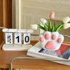 Cat Paw Vase Soft Enamel Artistic Flower Arrangement Vase TV Cabinet Home Living Room Decoration Accessory