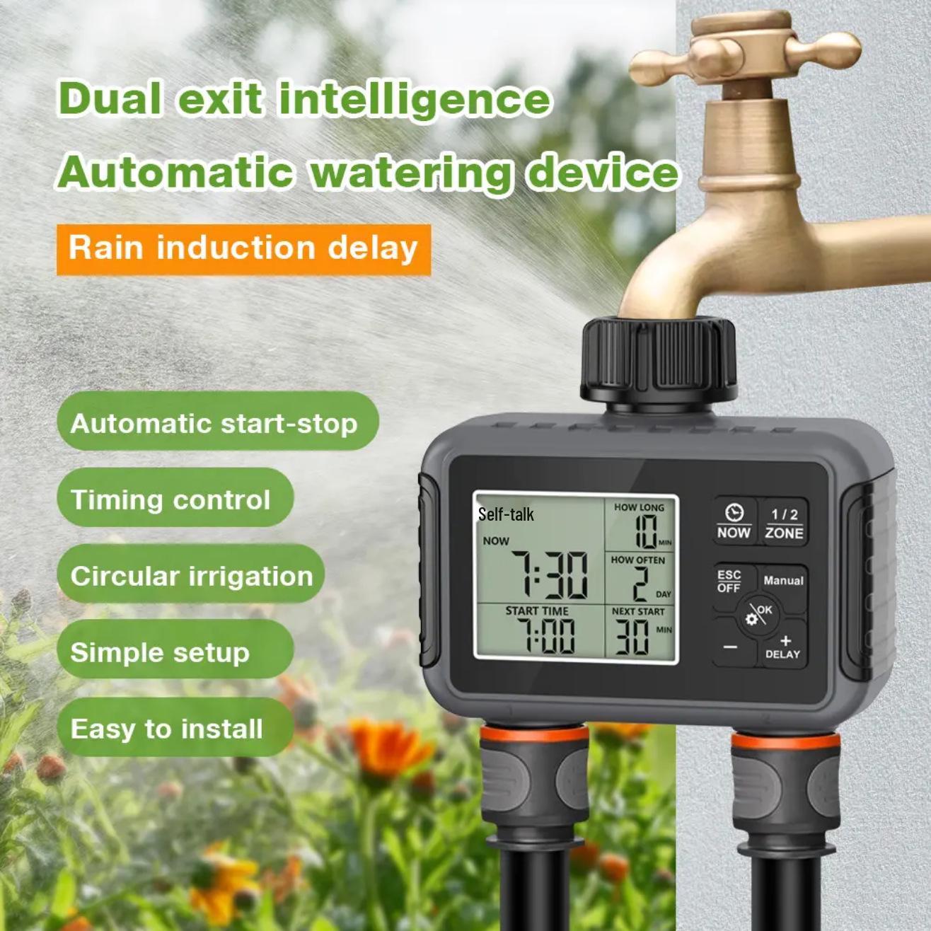 Smart Dual-Channel Irrigation Timer for Controlled Flower Watering