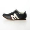 Mobus Leather Genuine Walking Functional Rostock Men's Sneakers, Leather, Sports, Casual, Shoes, Archwave, Insole, (Black/Cream, 27-Point Measurement,