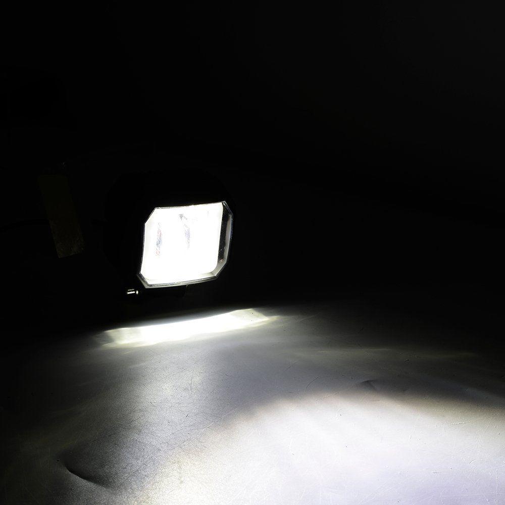 2PC 3Inch 12V 24V 6500K 40W Waterproof CREE LED Angel Eyes Light Bar Offroad Car Boat led Work Light Spot Light