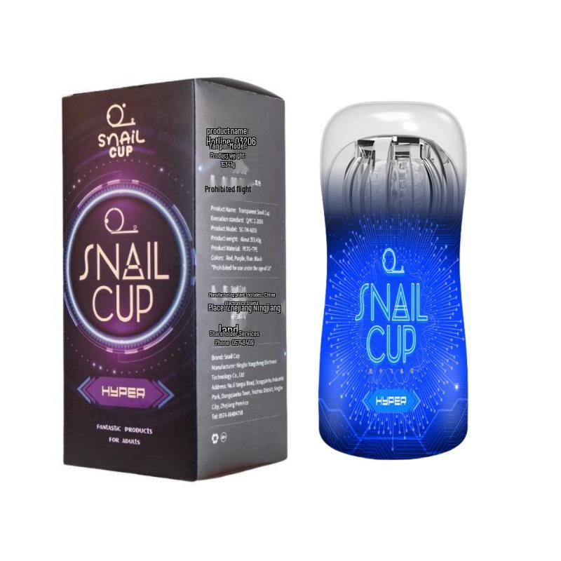 Schnecken-Masturbationsbecher: Erotisches Gerät für Männer & Penis-Trainer Erwachsenenspielzeug