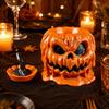 Resin Halloween Figurine Playful Miniature Display Figure Whimsical