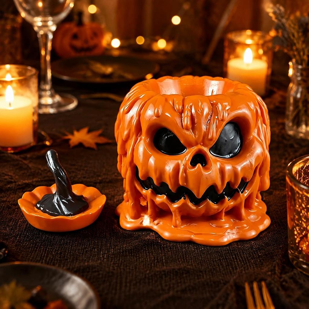 Resin Halloween Figurine Playful Miniature Display Figure Whimsical