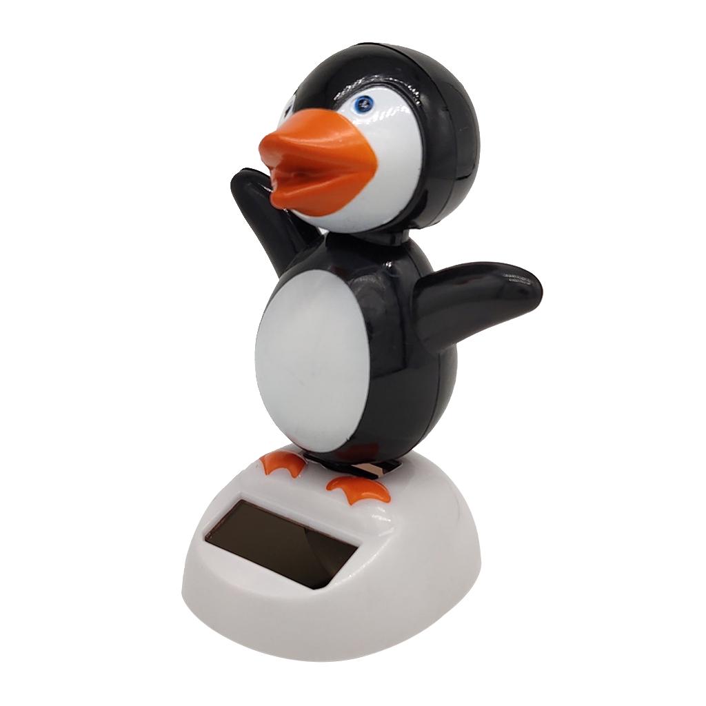Buy Solar Powered Dancing Animal Penguin Toy Home Decor Car Dashboard Ornaments at affordable