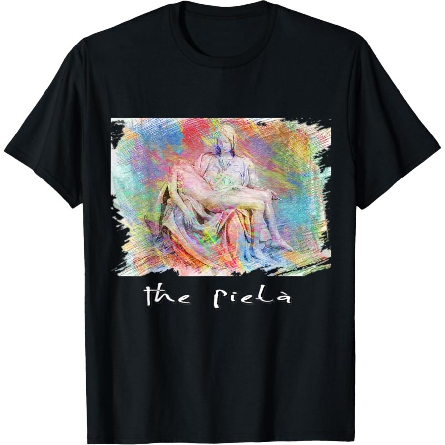 La Pieta Statue T-Shirt XXXXXL чёрный