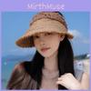 Summer Straw Hat With Wide Brim And Breathable Paper Grass Material For Outdoor Sun Protection