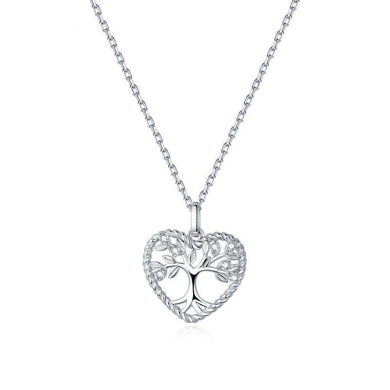 Barbie Original design tree of life love temperament high-end original ins style S925 silver necklace women's style ZJYXL-YS-120