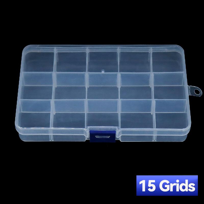 1PCFeaturing10/15/18/24/36compartments ForStoring Electronic Accessories Screws Jewelry Pills Other Storage Boxes And Containers
