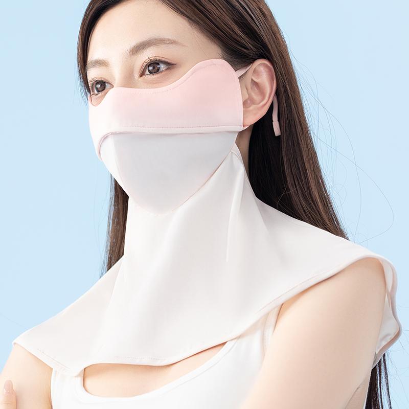 Bike Riding Outdoor Driving Running Cycling Women Sun protection Neck Flap Mask Summer Girls Anti Uv Half Face Mask