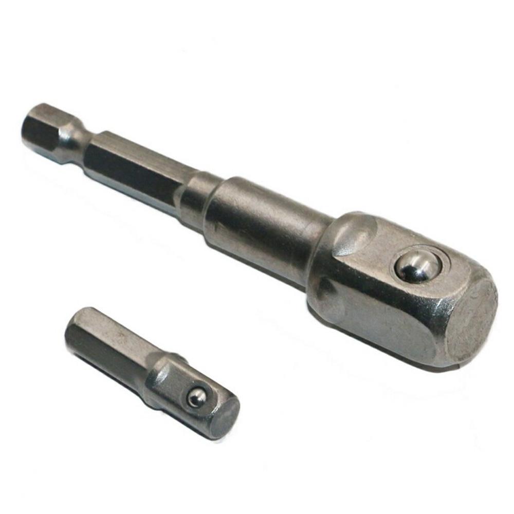 Socket Adapter, 8 Pack Hex Grip To   Head Drill Socket Adapter Drill Bit Socket Adapter Set