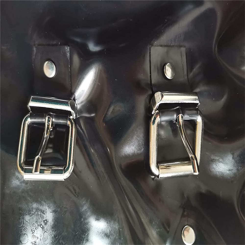 SM Domasu Rubber Bondage Zipper Sexy Costume Cosplay Eye Makeup Bra SM Restraint Bondage Mask Sexy Costume Cosplay Removable Blindfold Mouth [OnundOn]