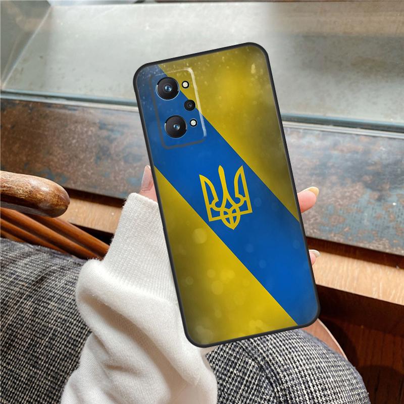 Ukraine Flag Case For Realme 12 Pro Plus 10 11 13 14 C63 C61 C55 C51 C53 C25 C65 C67 C71 C75 GT6 GT7 Pro