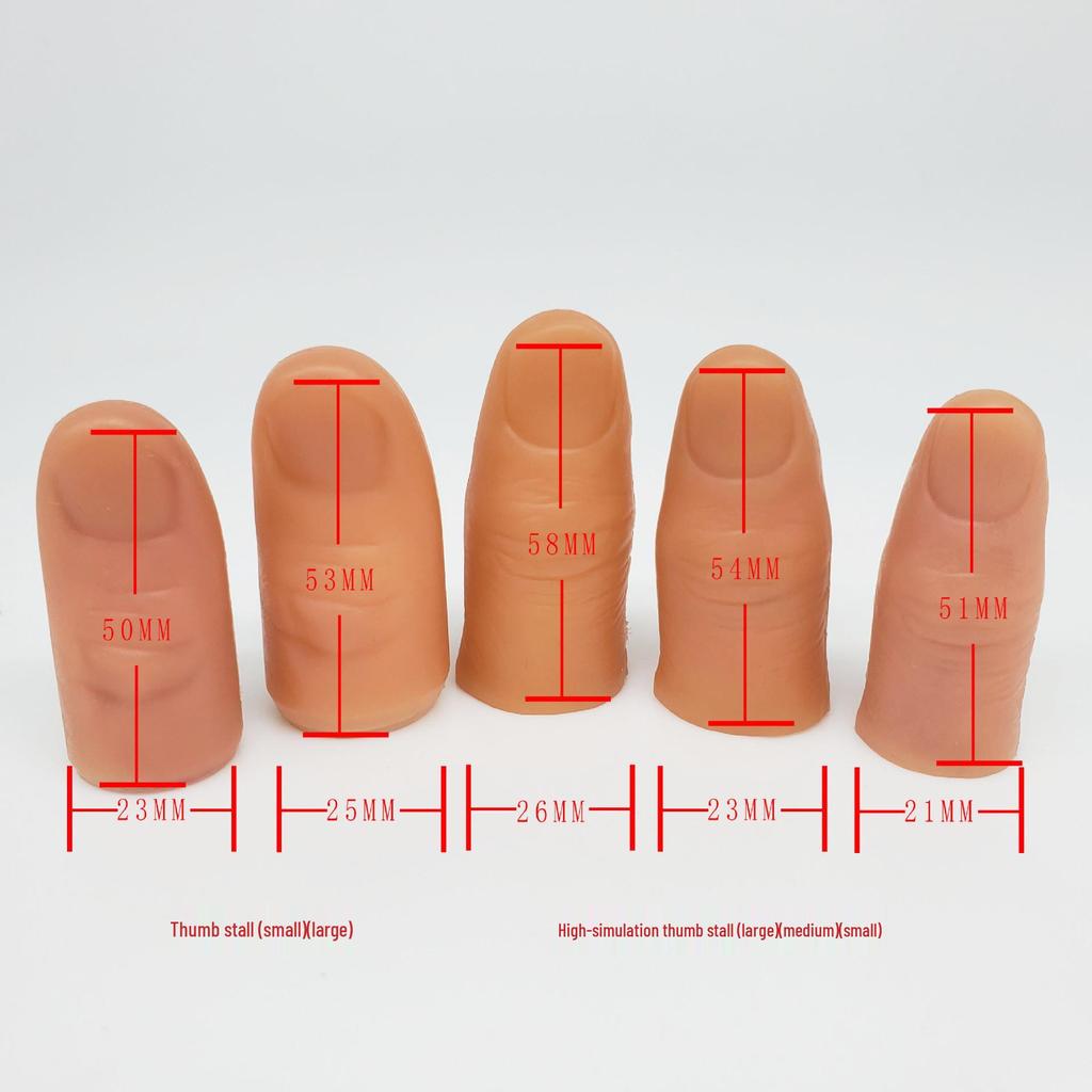 KingMagic G0001 Realistic Fake Thumb Tip for Children's Magic Performances