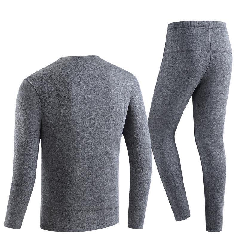 Smart Heated Fleece-Lined Underwear Set: Full-Body, Warm, and Cold-Proof