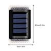 LED Solar Wall Light Outdoor Waterproof Solar Lamp Fence Deck Garden Patio Pathway Stair Street Landscape Balcony Decoration