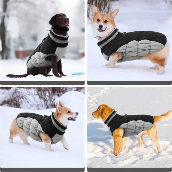 Large Dog Winter Clothes Thickened Warm Dog Cotton-padded Clothes Windproof Comfortable Coats for Dogs Pet Products Supplies