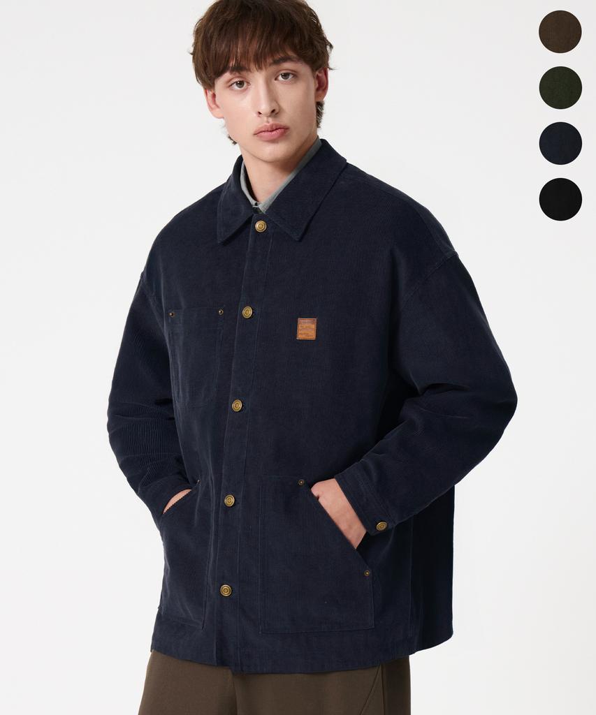 TRILLION Corduroy French Work Jacket_4Color