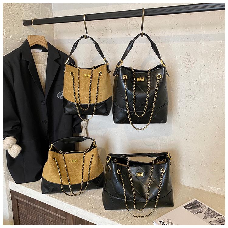 2025 Women's Luxury Deerskin Diamond Chain Crossbody Tote Bag