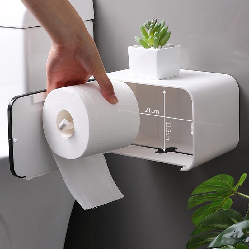 ecoco Waterproof Tissue Holder with Storage Shelf