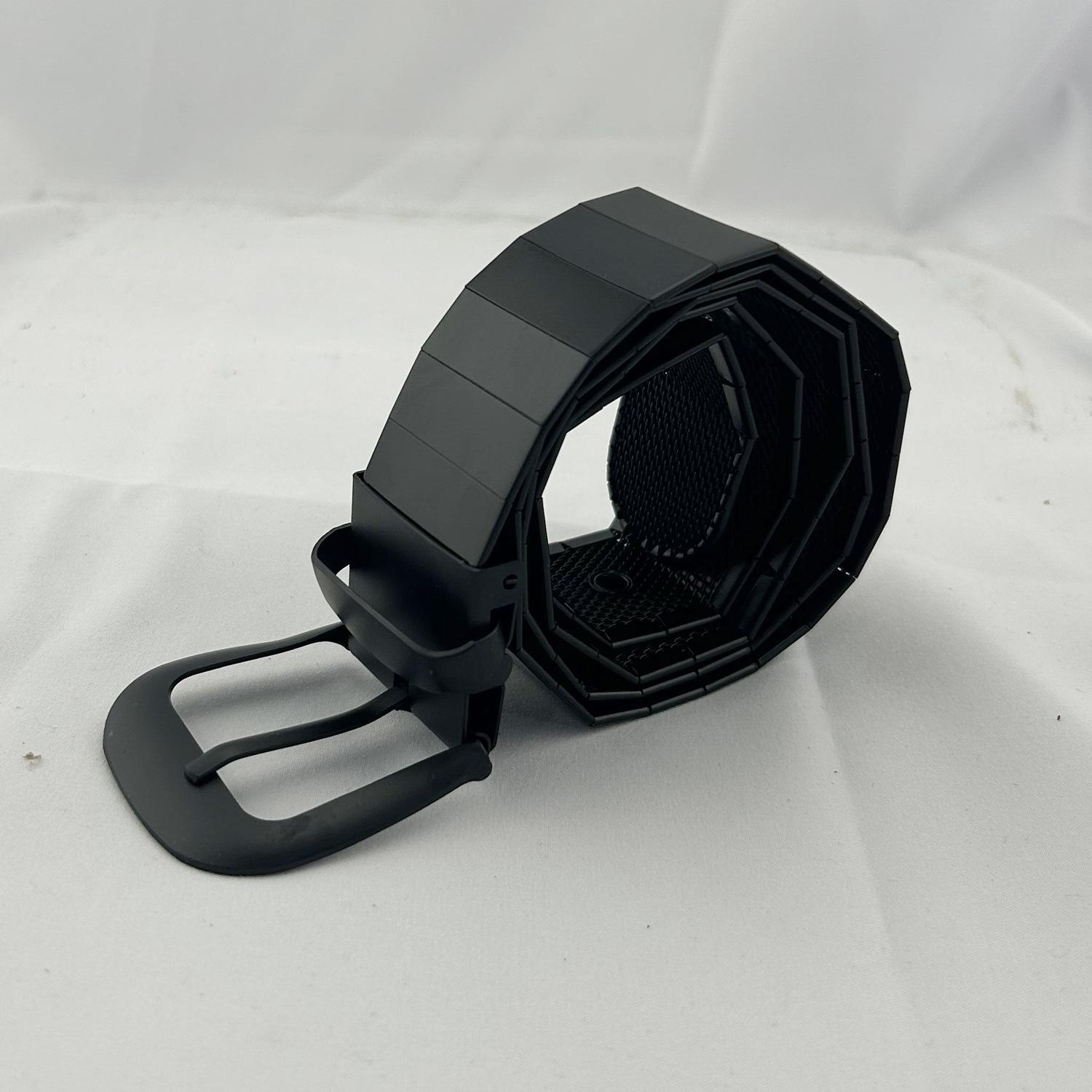 

Цельнометаллический листовой ремень, персонализированный хип-хоп, металлический зеркальный ремень с блестками, широкий золотой серебряный пояс 105cm