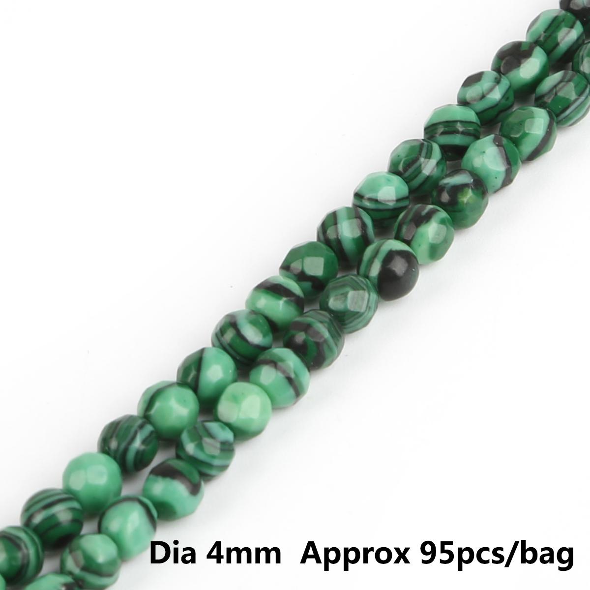 

Натуральний зелений смужковий павич камінь, гранований круглий розсипний бісер 15 дюймів 4 6 8 10 мм Виберіть розмір для виготовлення ювелірних виробів 4mm 95pcs