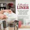 Food Grade Silicone Liner Thick Silicone Heat-Resistant Bowl Liner Replacement Flexible Easy To Clean for 5 Quart Mixer Bowl
