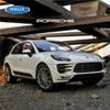 Welly 1/24 Porsche Macan Turbo SUV Alloy Car Model Diecasts Metal Toys Vehicles High Simulation Collection Series Childrens Gift