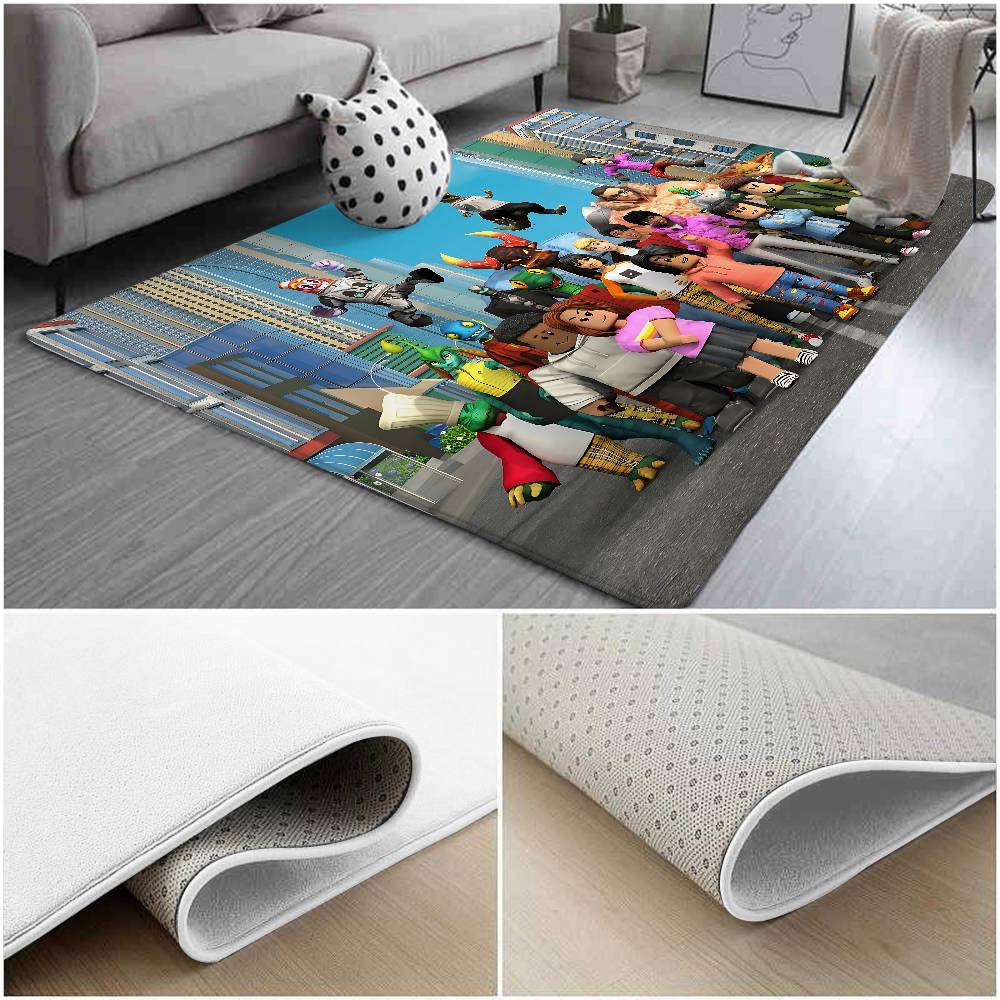 Spiel Cool G-Roblox-S Teppich Für Wohnzimmer Sofa Dekor Moderner Teppich Bodenmatte Für Männer Schlafzimmer Langlebige Teppiche