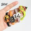 Cute Cartoon Wristbands 8 Pcs Halloween Bracelets Adjustable Soft PVC Wrist Straps for Kids Adults Party Favors Pumpkin Witch Trick or Treat