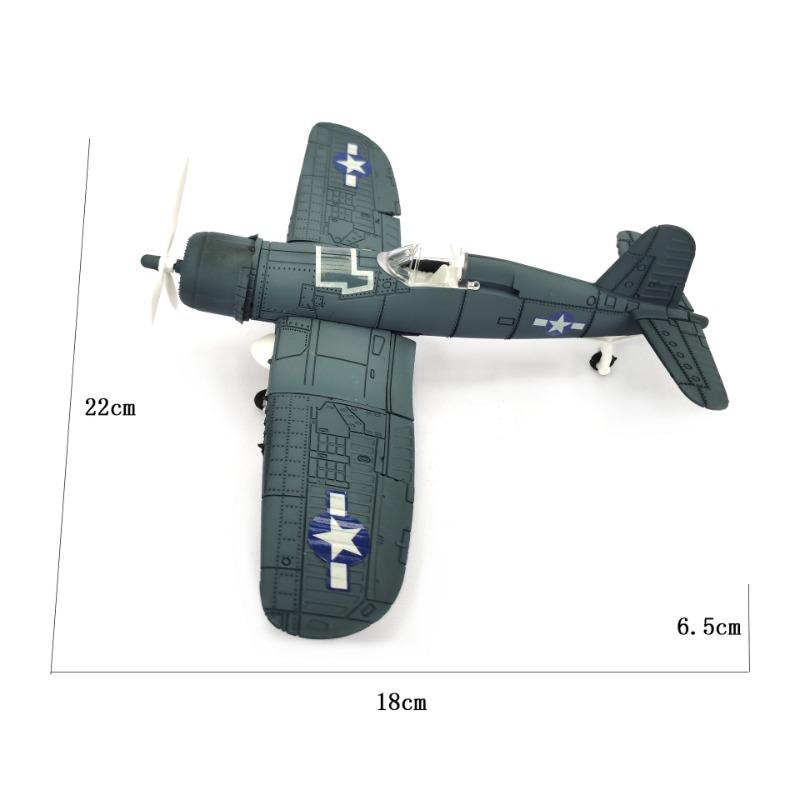 1/48 Seconde Guerre mondiale Américain Corsair Mustang Britannique Spitfire Hurricane Chasseur Allemand BF109 Kit Modèle d'Avion en Plastique à Assembler Jouet