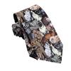Retro Hong Kong Tie: Literary Casual Style with Animal & Floral Patterns for Men & Women