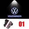 2 For VW Touareg GTI MK6 Golf 5 6 7 Passat B6 B7 B8 B9 Jetta MK7 R LED Car Door Projector Welcome Ghost Shadow Light Accessories Zw4