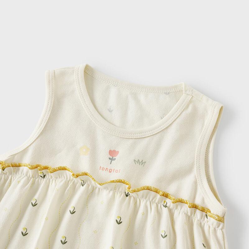 TONGTAI Baby Girl Sleeveless Summer Dress