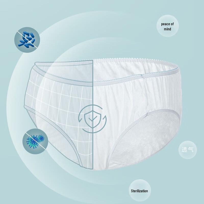 All Cotton Era Women's Pure Cotton Disposable Underwear