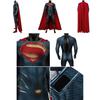 Quality Superman Man Of Steel Cosplay Costume For Unisex Adults And Kids**
