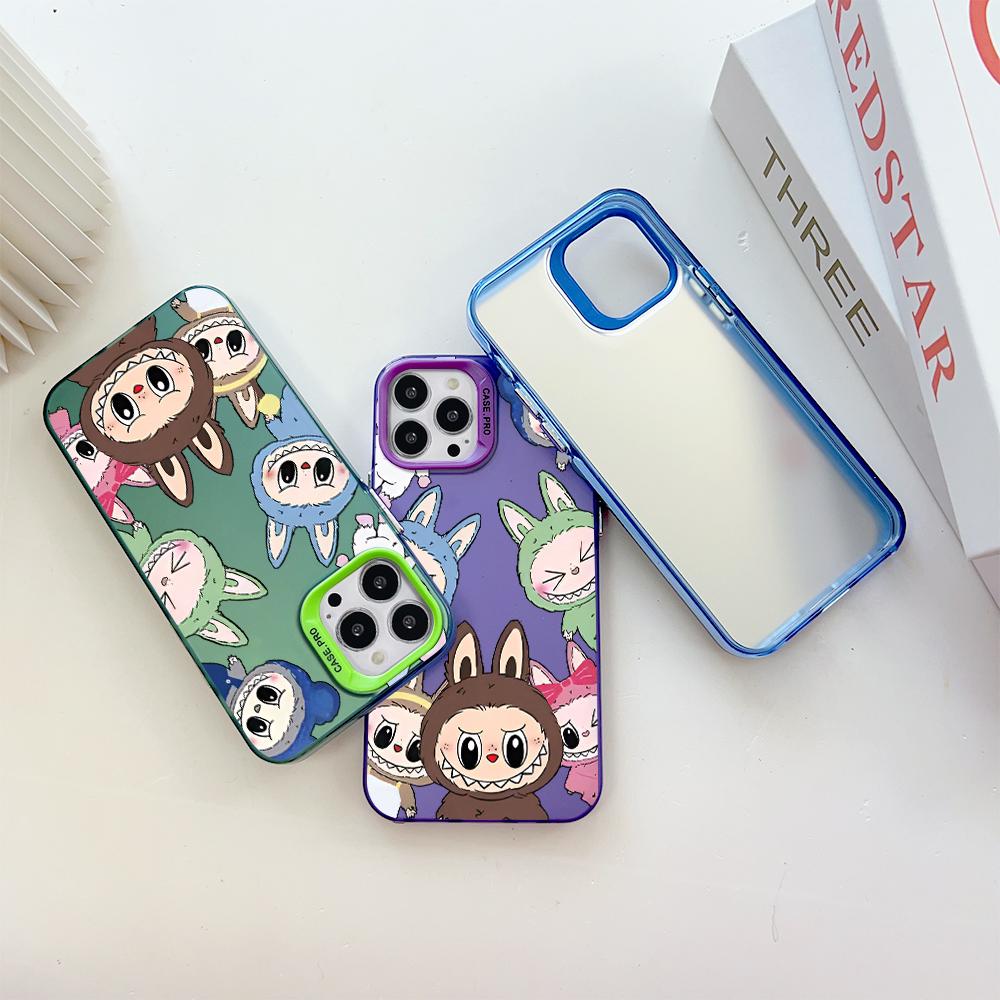 Fashion Colorful Sliver Double Sided Phone Shell Soft Edge Hard Case Full Cover Shockproof Phone Casing for Samsung A16 A55 Xiaomi Redmi 14C Poco C75