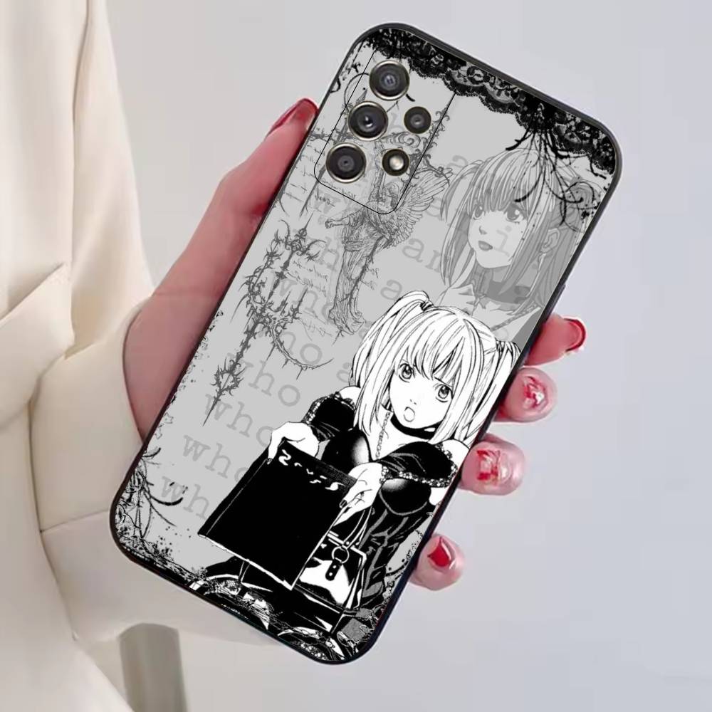 D-Death Note Amane Misa Handyhülle Schwarzes Silikon Weich Für Samsung S25,S24,S21,S22,S23,S30,Ultra,S20,Plus,Fe,Lite