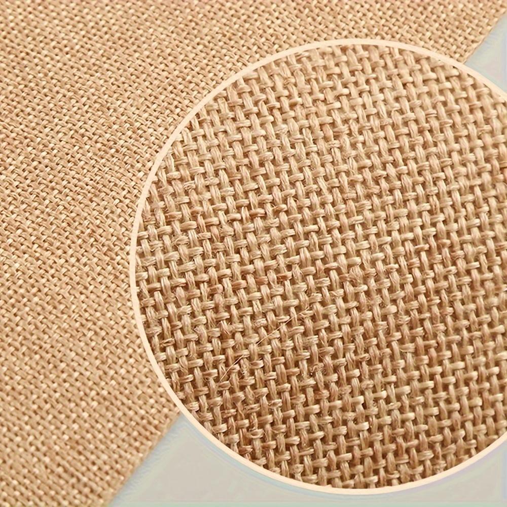 Self-Adhesive Duty Burlap Paper Roll - Multi-Purpose Craft Material for Gift Boxes, Photo Frames, Furniture Decor