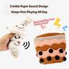 Multi-Style Squeaky Dog Toys, 1pc Soft Plush Interactive Chew Toy for Small Medium Dogs