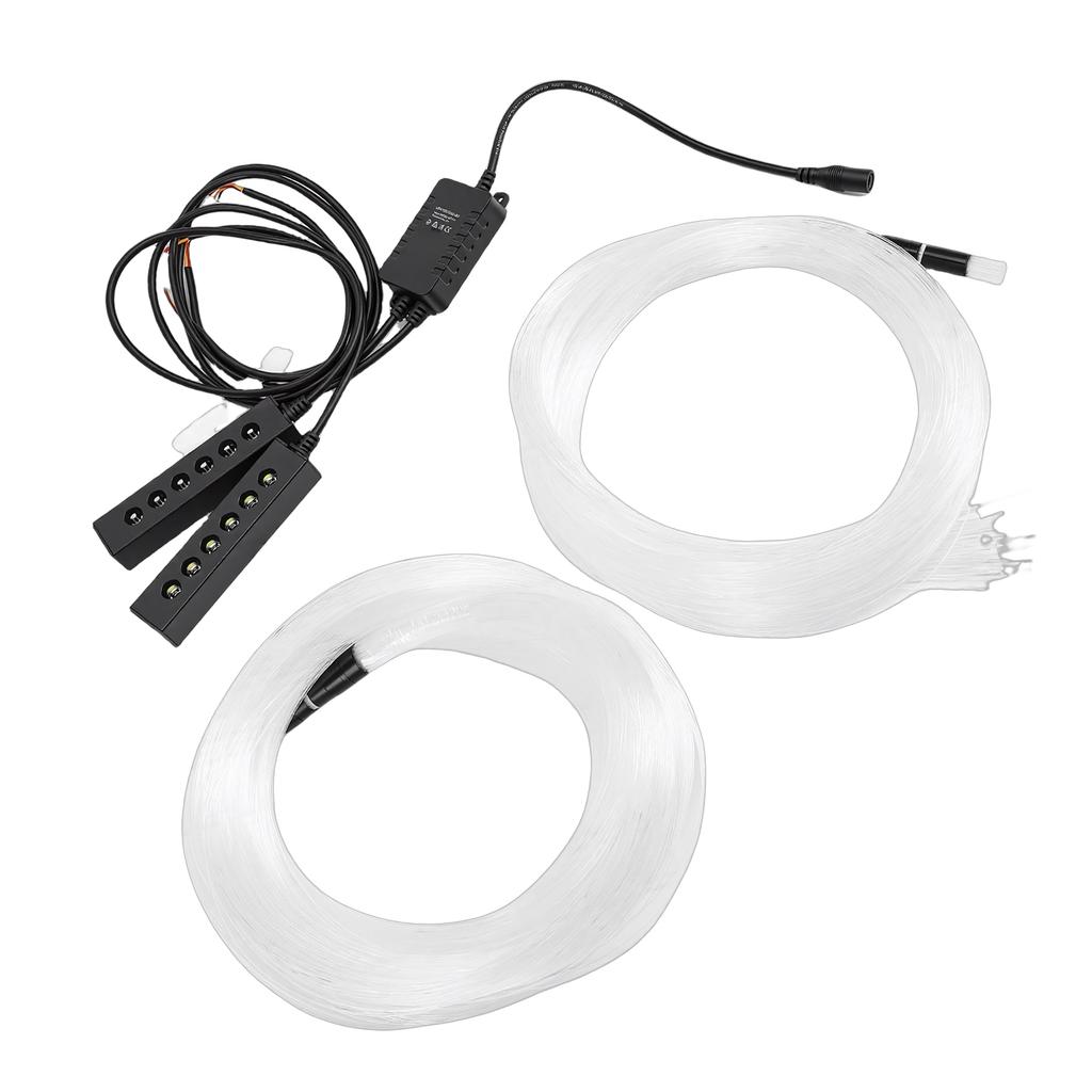 Car Starlight Headliner Kit APP Remote Control Music Sync RGBW Fiber Optic Lights with Meteor Twinkle Effects for