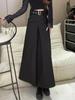 2026 Spring/Summer Women's High-Waist A-Line Midi Skirt with Modern Flare Design