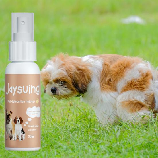 30ml Pet Defecation Inducer Safe Ingredients Non-Irritating Convenient Multipurpose User Safely Remove Odor Portable Habit Forming Dog Positioning