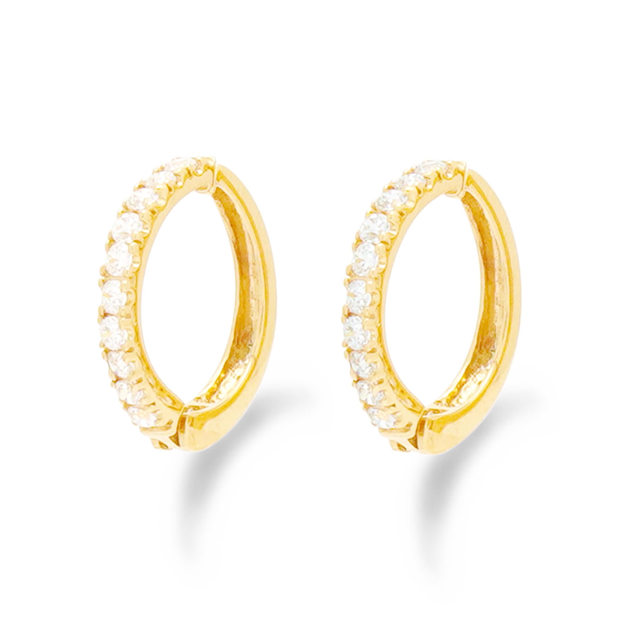 

ESTELLE [Official] Women s Silver Earrings with Yellow Gold Plated Cubic Zirconia (Product Code: 0776-0067-0000-0000)
