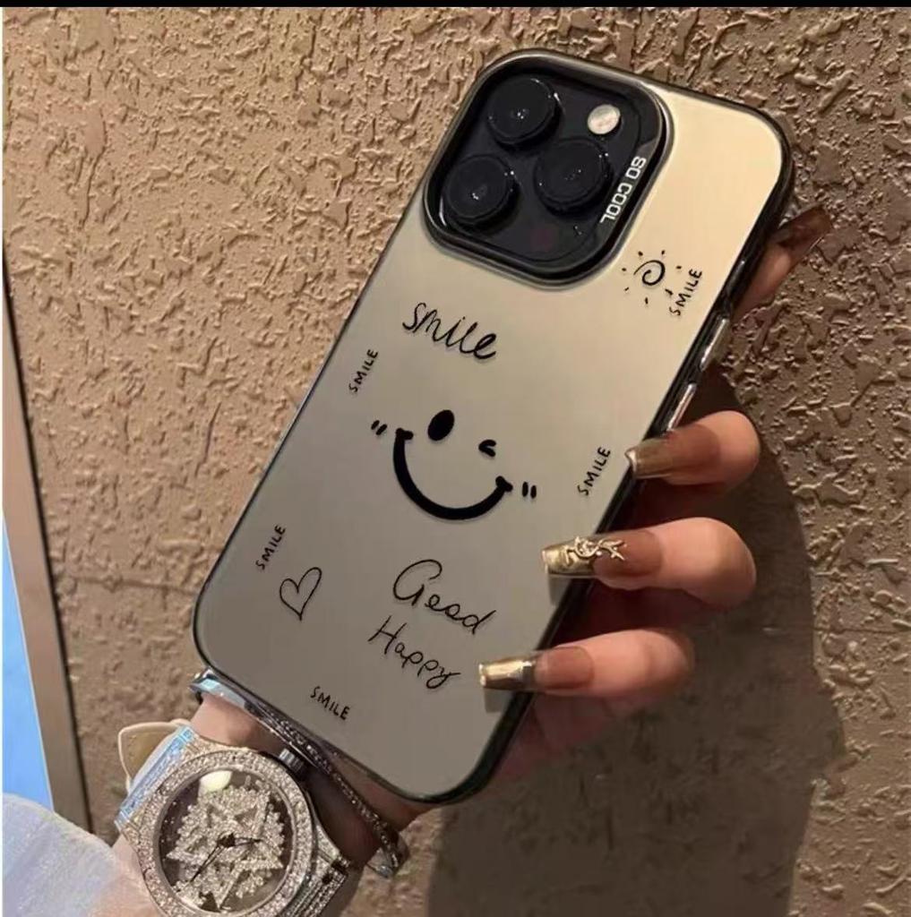 The New Fashionable Smiley Face Is Suitable for Iphone17 Mobile Phone Case Apple 15promax/14 Anti-drop 13pro16 Trend