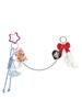 VVV Baby Angel Star Ribbon Chain Strap Keyring _ Blue