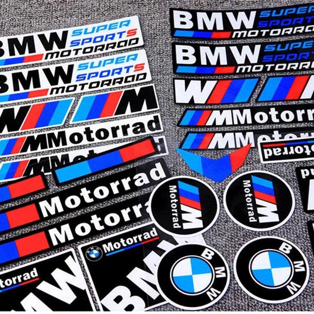 Beliebte Neue Motorradaufkleber Geeignet für BMW Modifizierte Aufkleber Stoßdämpfer Kraftstofftank Seitenkoffer Heckkoffer Reflektierende Aufkleber